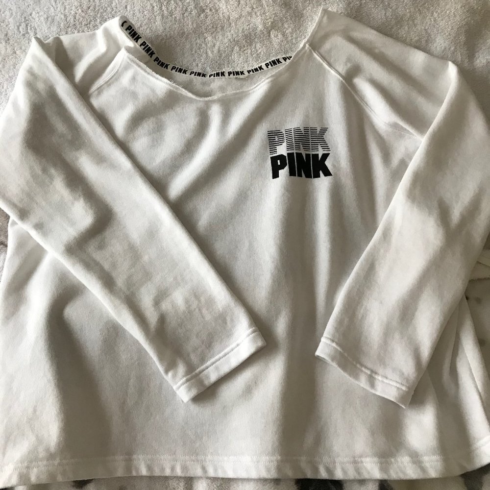 VS PINK Off The Shoulder Sweatshirt *Large*